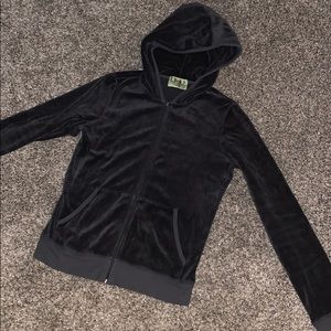 Velour Juicy Couture sweatsuit dark gray
